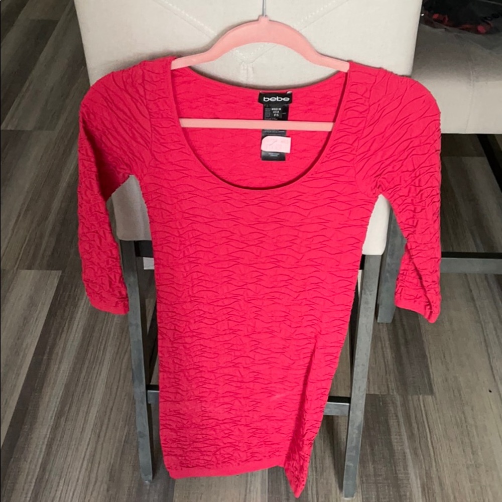 Red Bebe dress